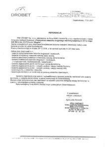 Referencje - Drobet