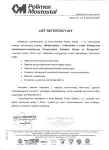 referencje polimex